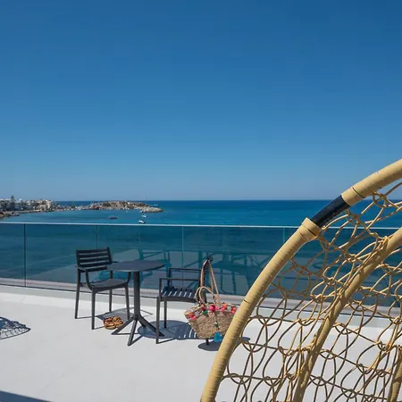 San Marine Hotel, Heart Of Chersonissos, Steps From The Sea *